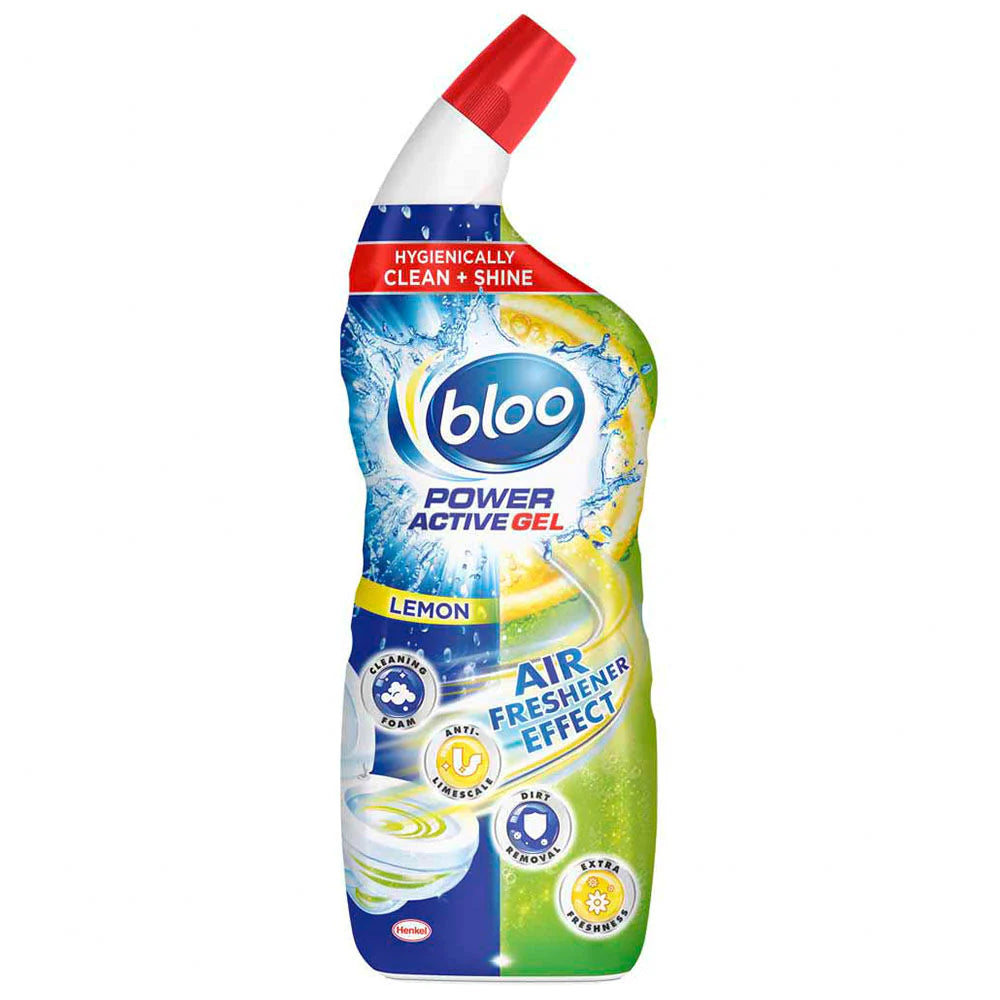Bloo Power Active Gel Toilet Cleaner with Anti-Limescale, 700ml