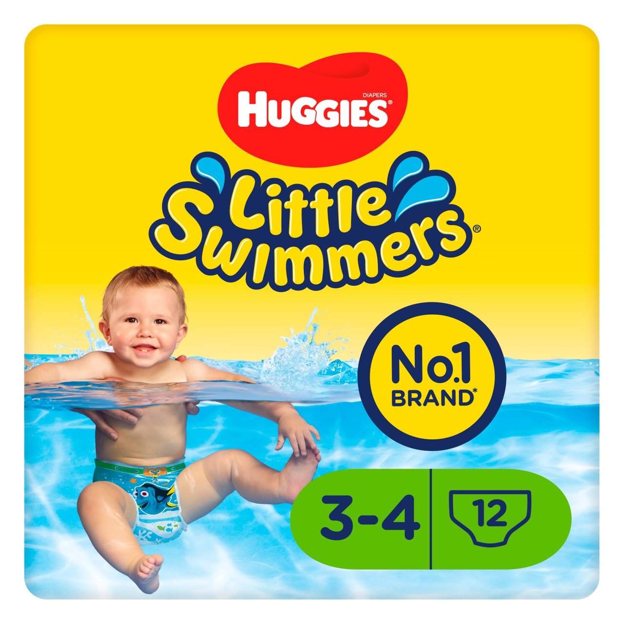 Huggies Little Swimmers 12 Swim Pants Size 3-4, 7-15kg
