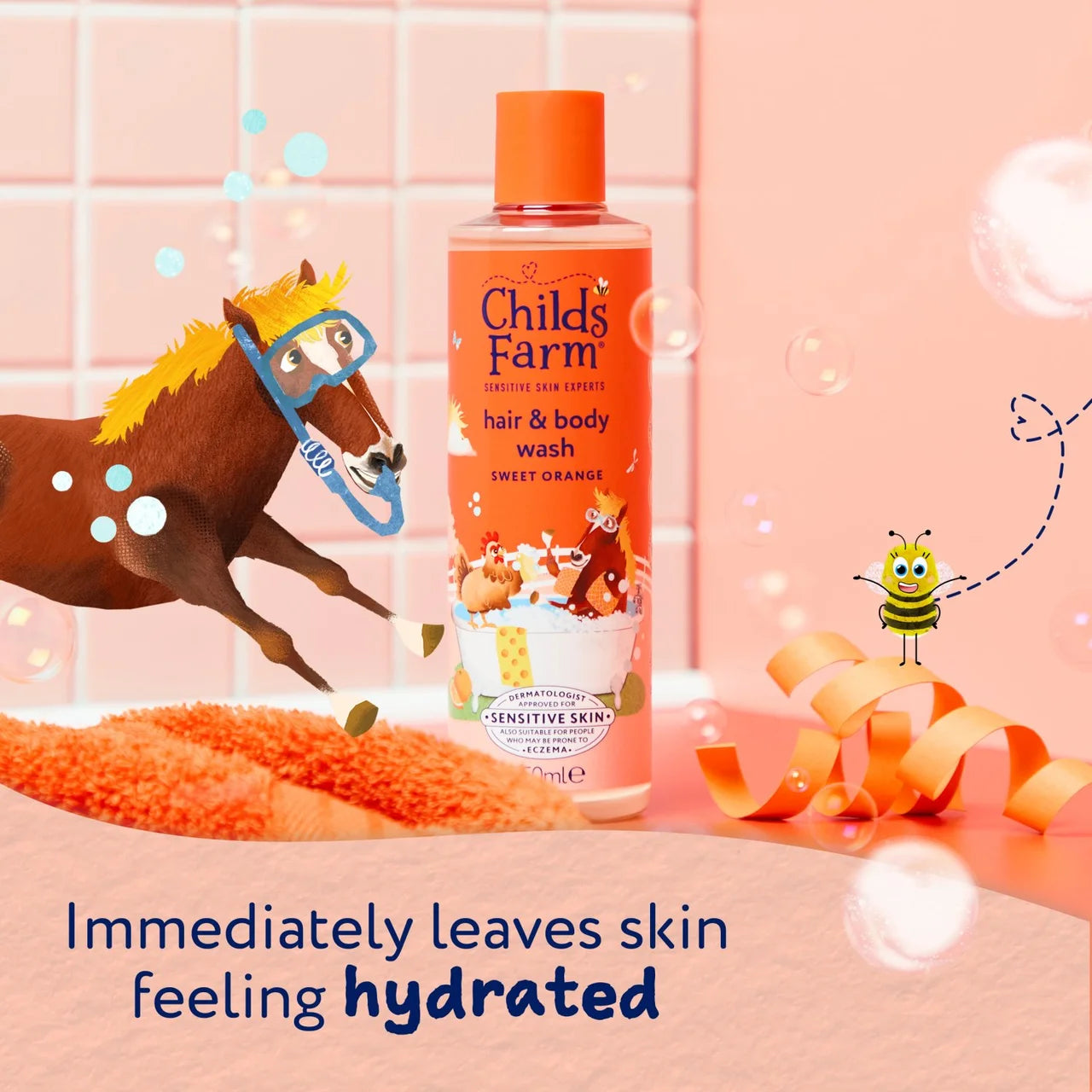 Childs Farm Hair & Body Wash Sensitive Skin Sweet Orange 250ml
