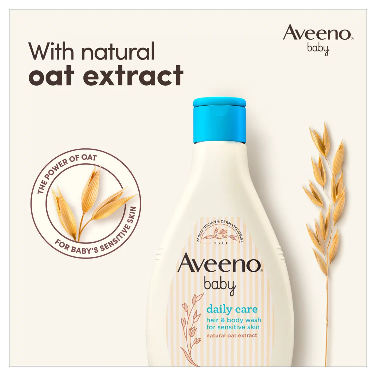 Aveeno Baby Daily Care Hair & Body Wash For Sensitive Skin 400ml