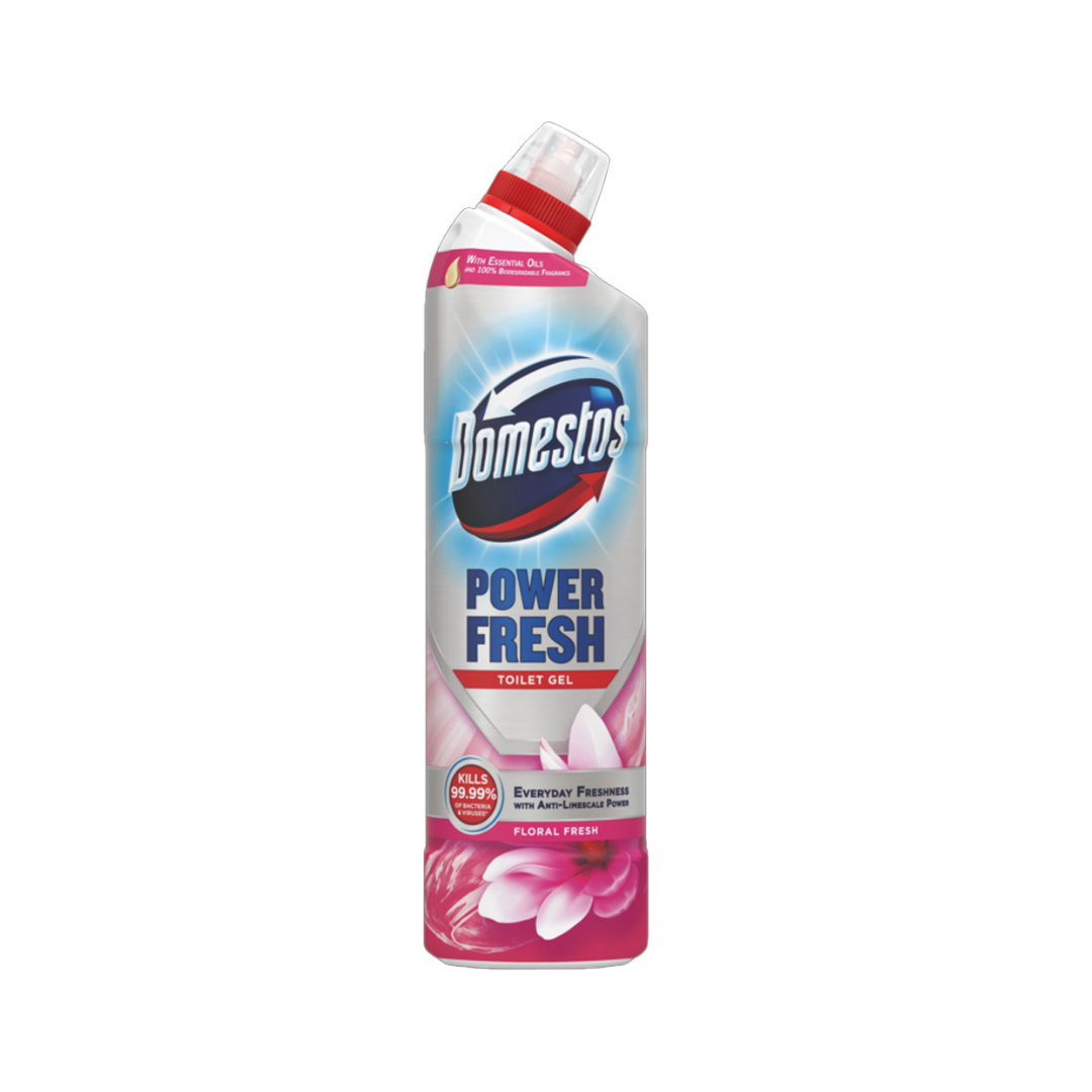 Domestos Power Fresh Toilet Gel With Added Essential Oils 750Ml