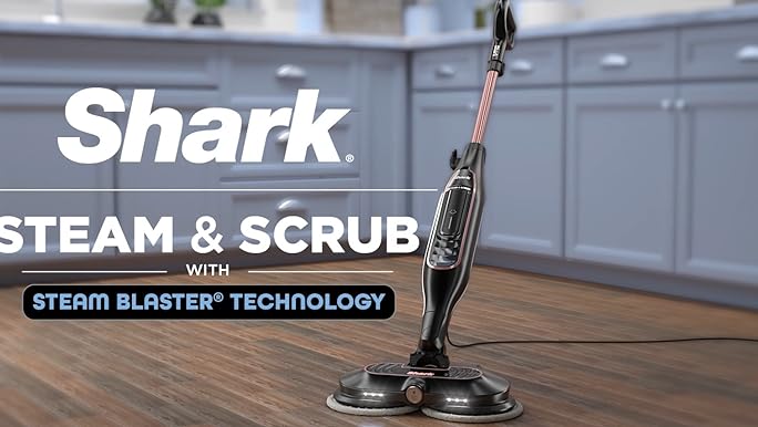 Shark Steam & Scrub Automatic Mop with Steam Blaster S7201BRNUK