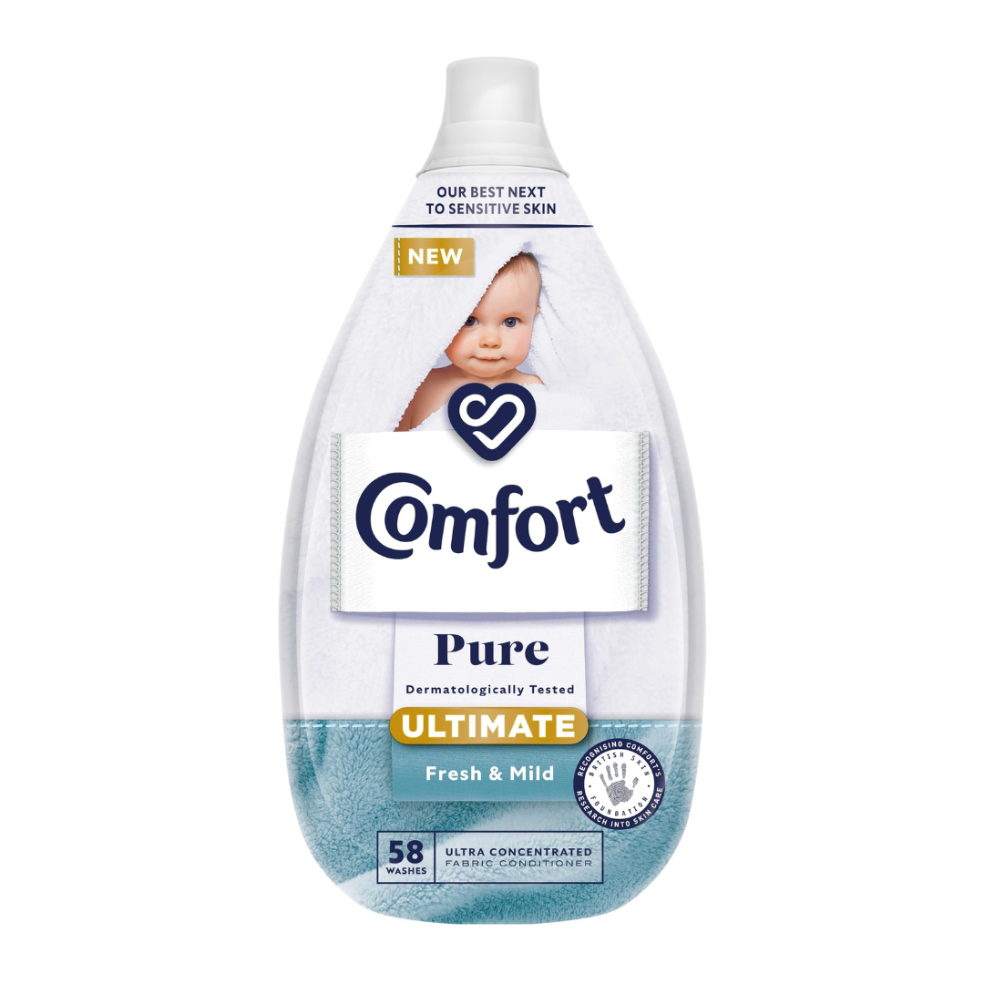 Comfort Ultimate Pure Fabric Conditioner Fresh & Mild 58 Washes