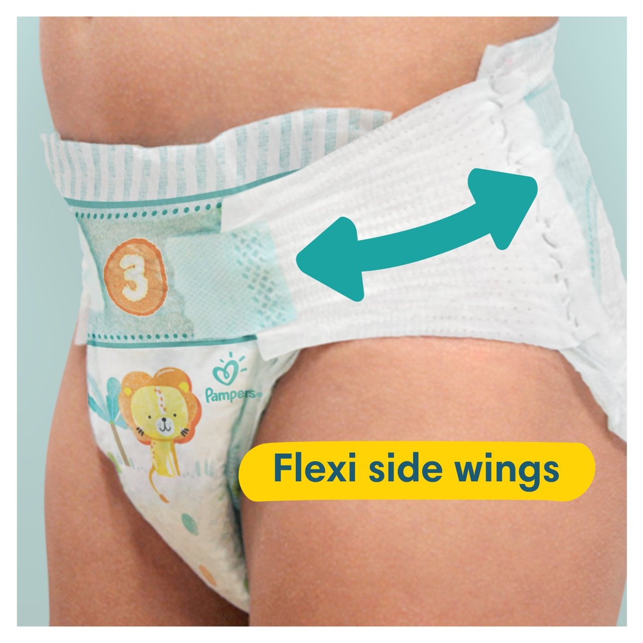 Pampers Baby-Dry Size 6, 62 Nappies, 13kg-18kg, Jumbo+ Pack