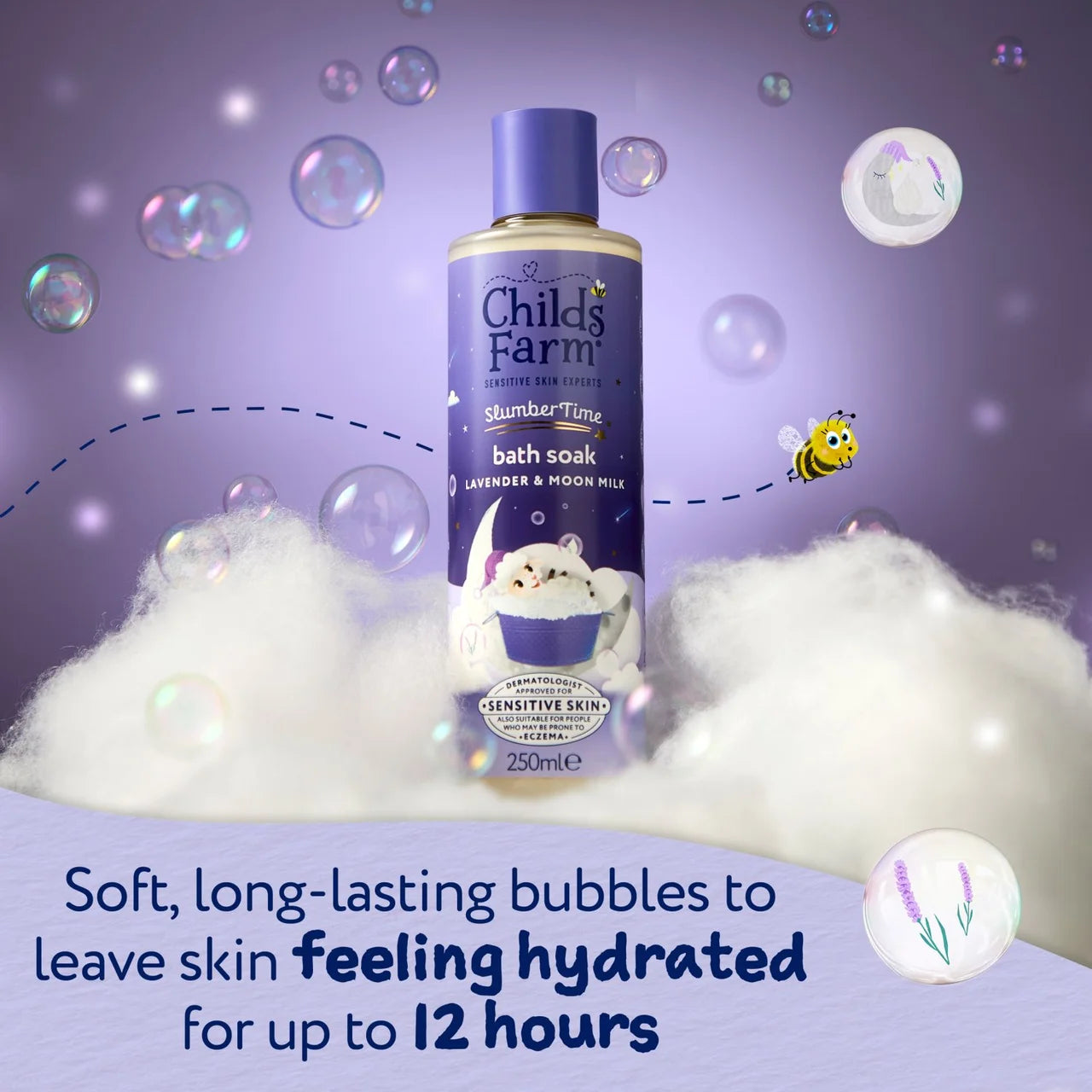 Childs Farm Slumbertime Bath Soak Lavender & Moon Milk 250ml