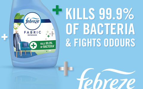 Febreze Antibacterial Fabric Refresher Spray Fresh Linen 375ml