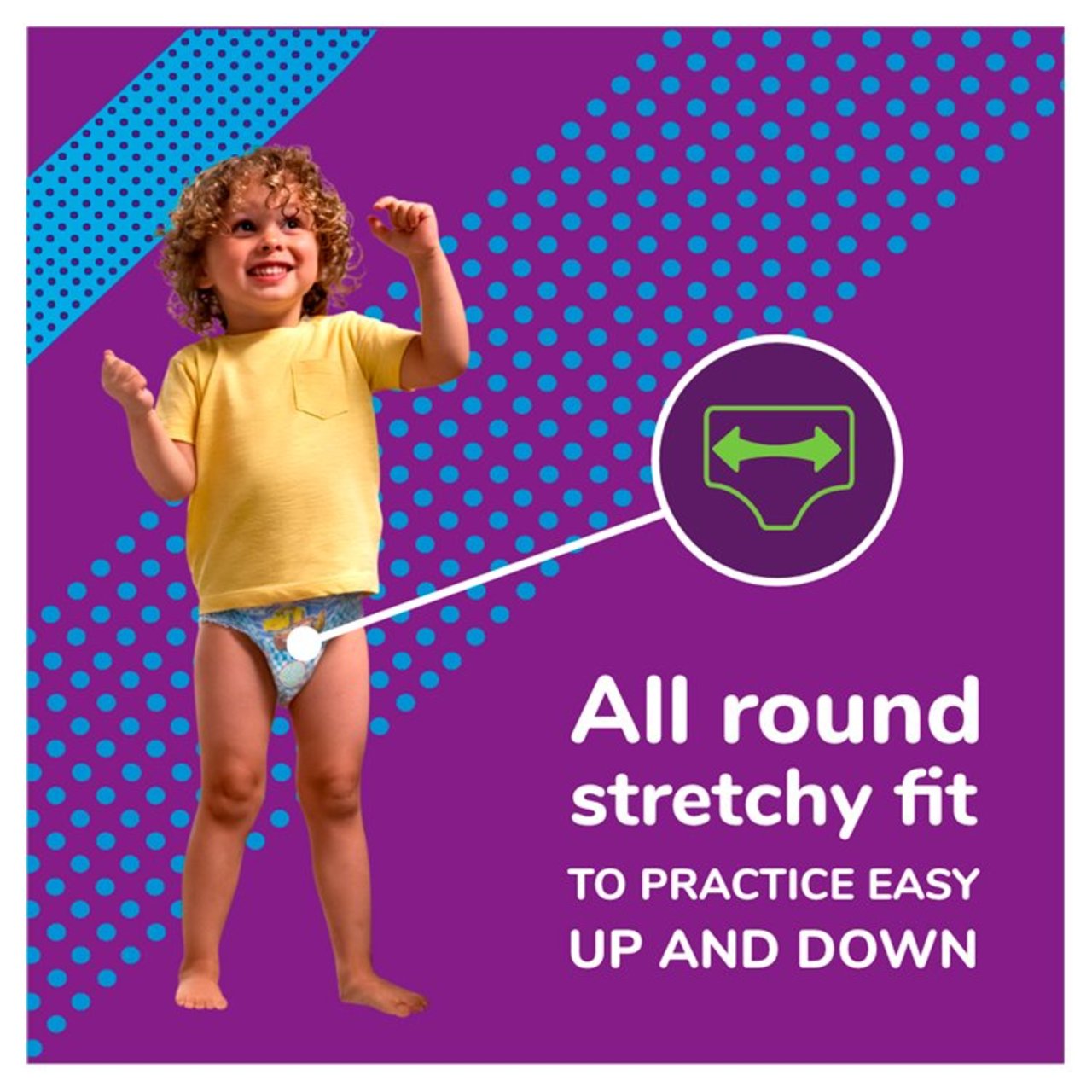 Huggies Pull Ups Trainers Day Boy 2-4yr Size 6 Nappy Pants 20 per pack