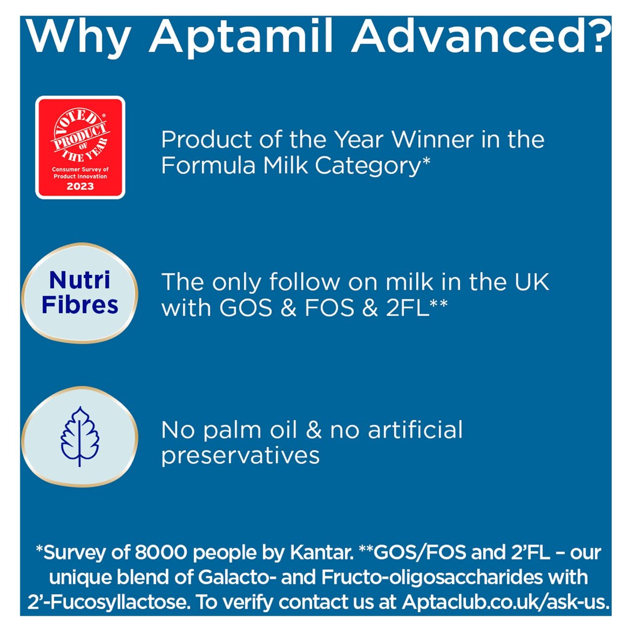 Aptamil Advanced Stage 3 1-3 Years Toddler Milk Formula 800g