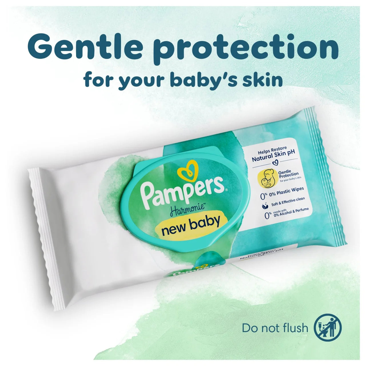 Pampers New Baby Harmonie Wipes 9*46, 414 Baby Wipes