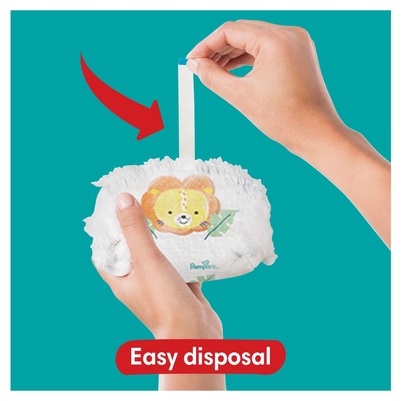 Pampers Baby-Dry Nappy Pants Size 6, 54 Nappies, 14kg - 19kg, Jumbo+ Pack