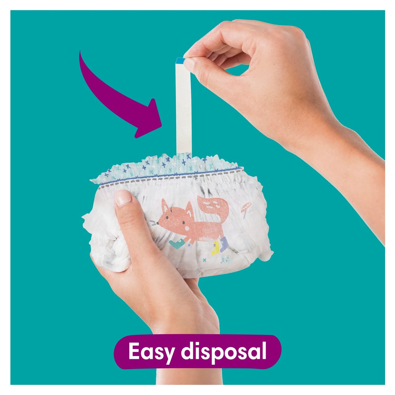 Pampers Baby-Dry Nappy Pants Size 4, 38 Nappies, 9kg-15kg