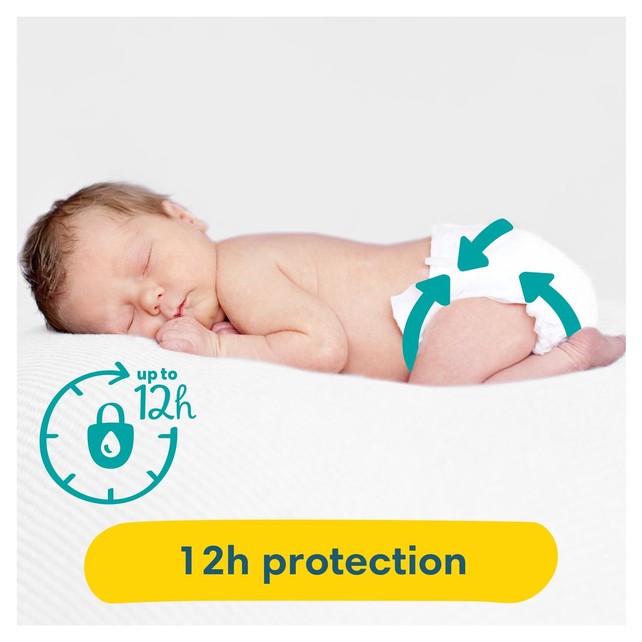 Pampers Premium Protection New Baby Size 2, 44 Nappies 4-8kg