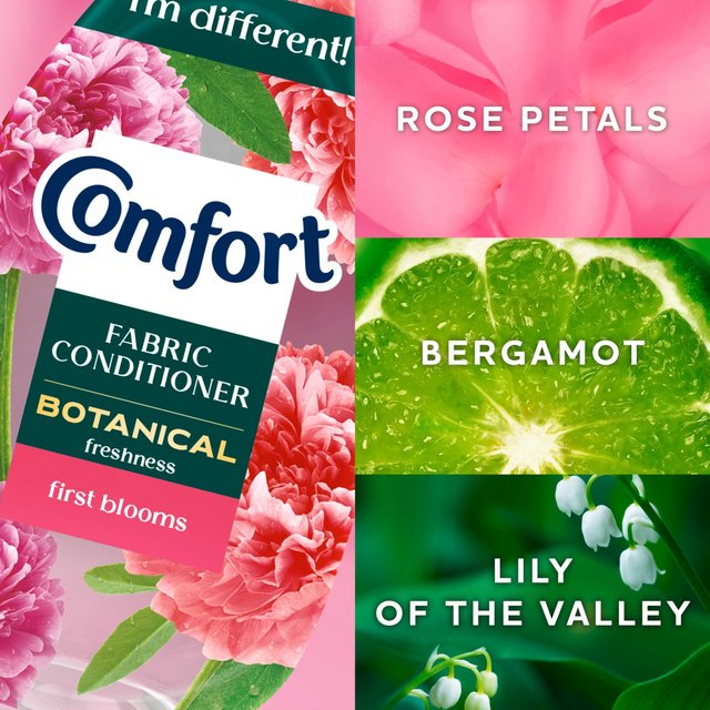 Comfort Botanical Fabric Conditioner First Blooms 64 Washes 960ml