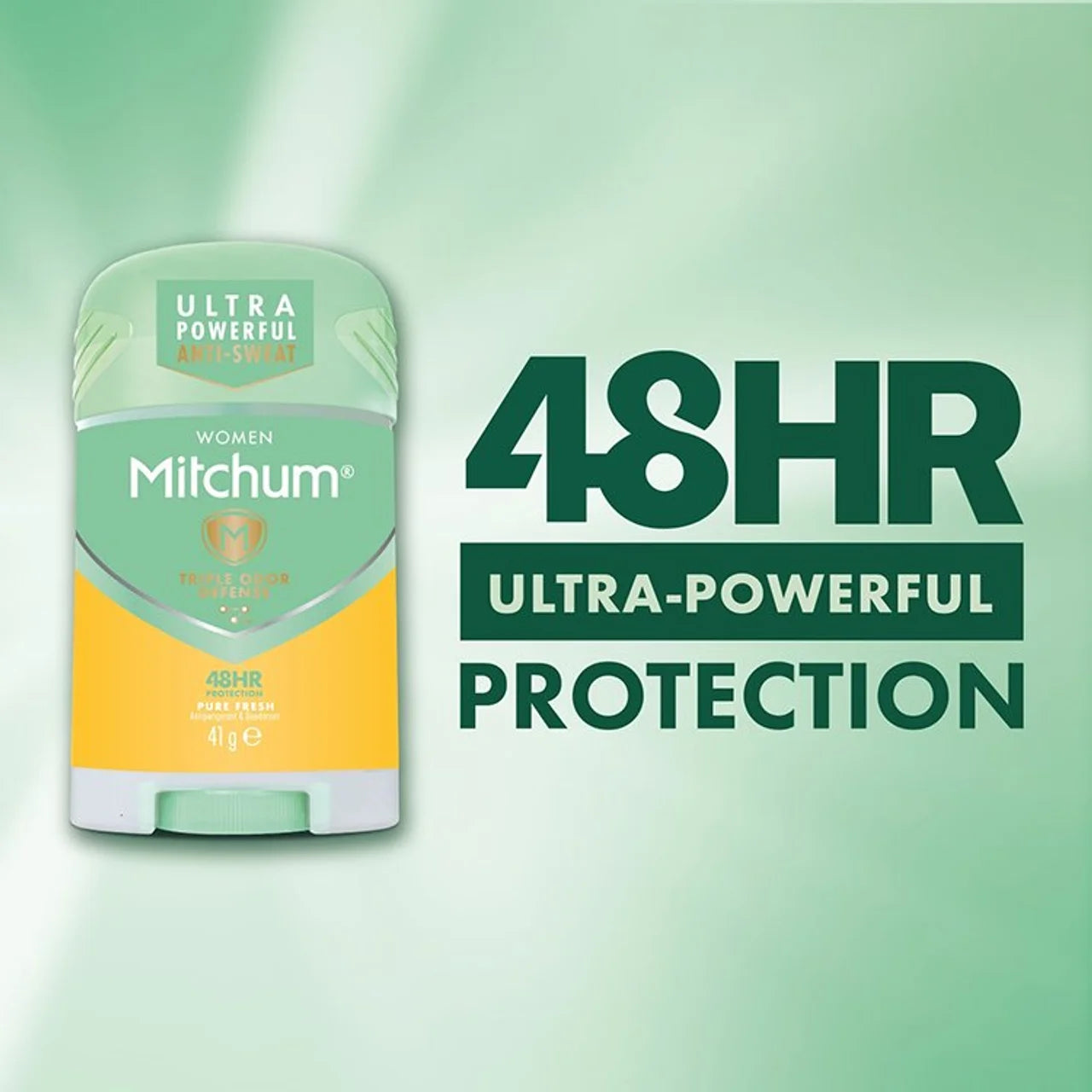 Mitchum Women Pure Fresh Antiperspirant & Deodorant Stick Solid 41g