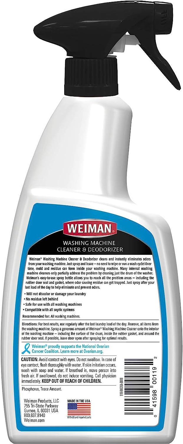 Weiman Washing Machine Cleaner and Deodorizer 710ml