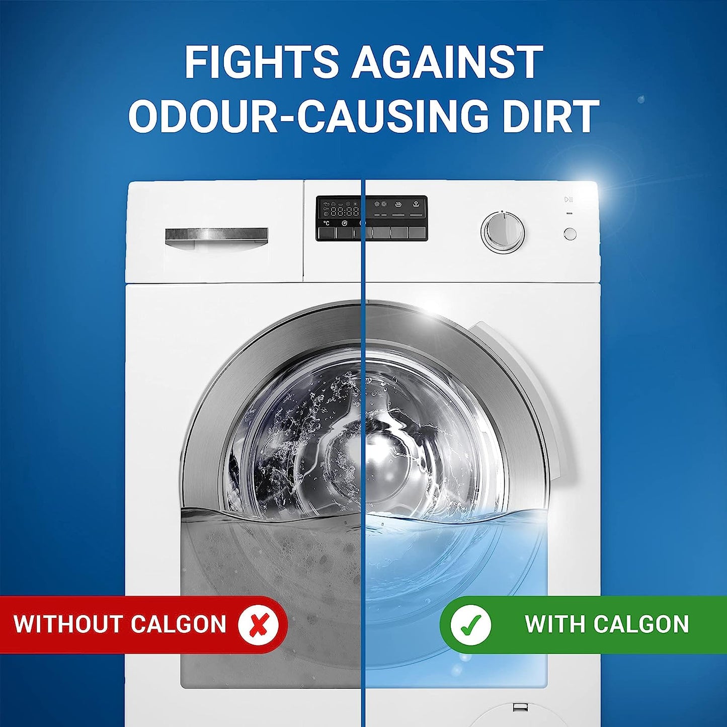 Calgon 4-in-1 Tablets Washing Machine Cleaner 15 Tablets