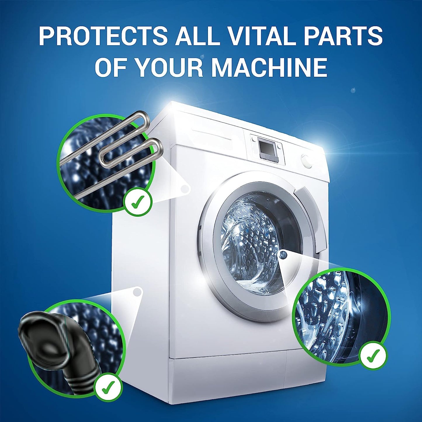 Calgon 4-in-1 Tablets Washing Machine Cleaner 15 Tablets