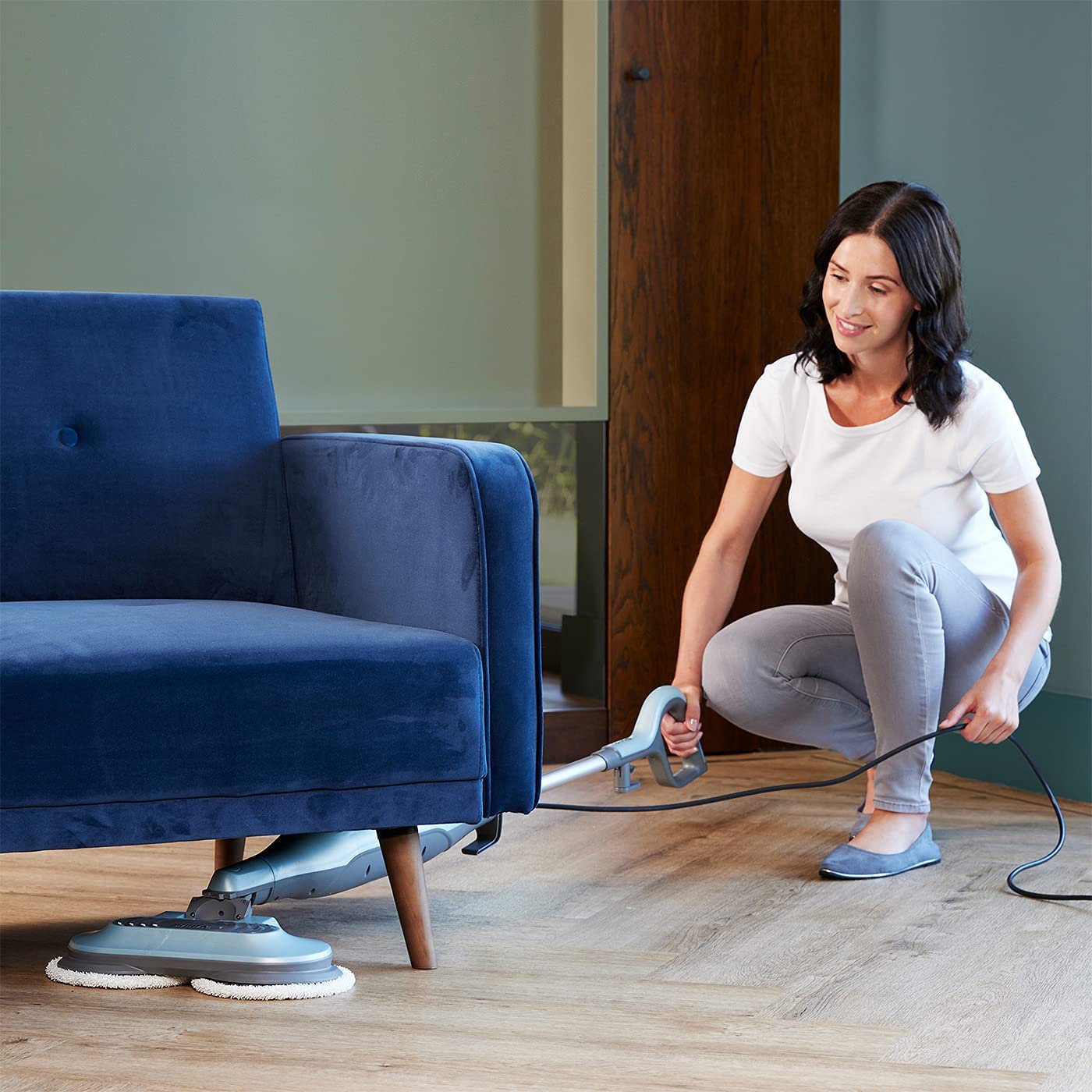 Shark Steam & Scrub Automatic Mop with Steam Blaster S7201BRNUK