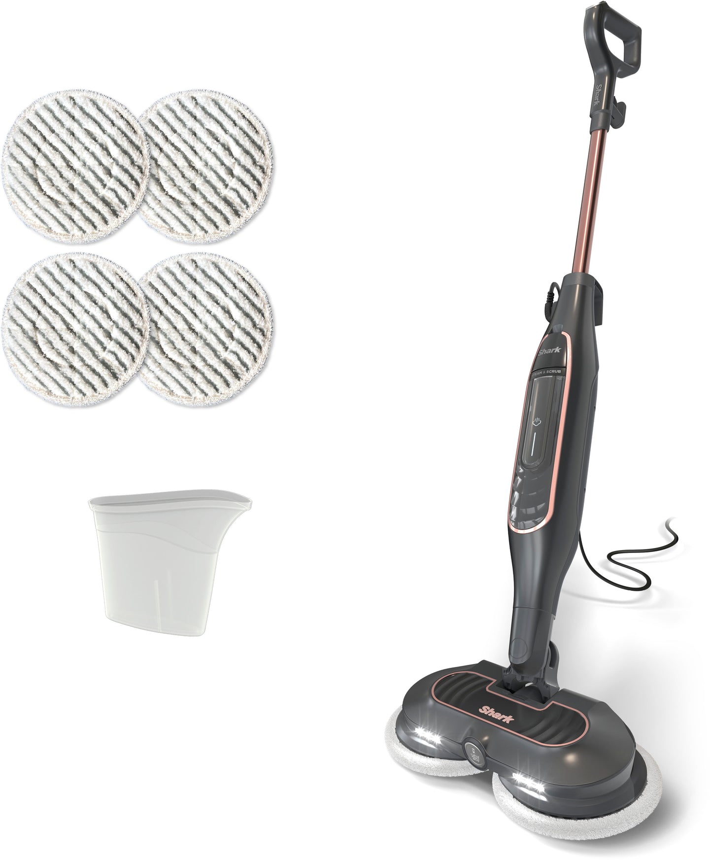 Shark Steam & Scrub Automatic Mop with Steam Blaster S7201BRNUK