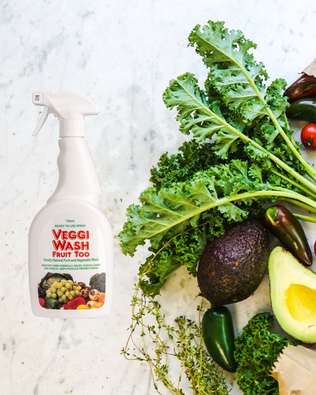 Veggi Wash Fruit Too Spray 750ml