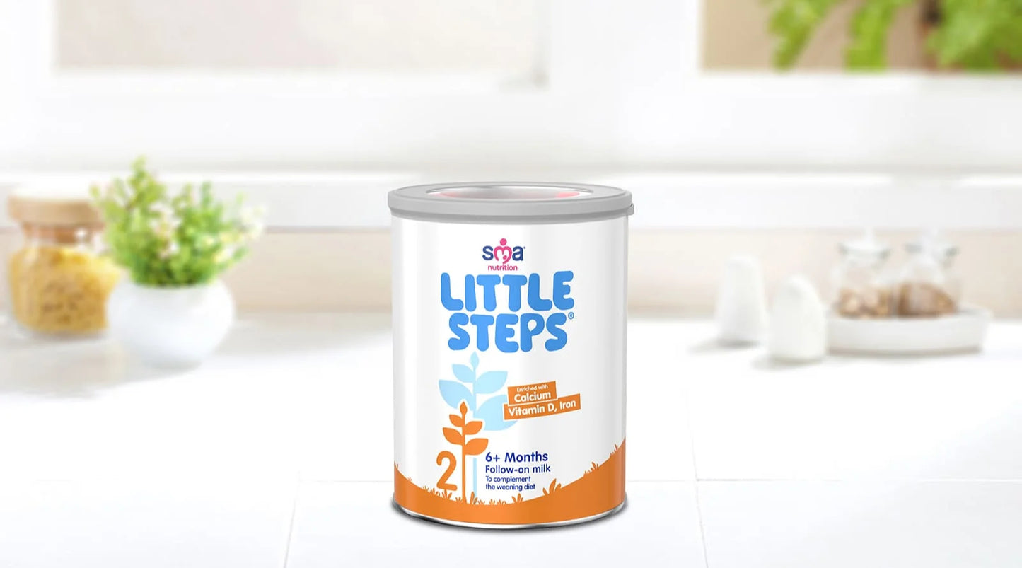 SMA Little Steps 2 Follow On Milk Powder Formula 6+ Months 800g