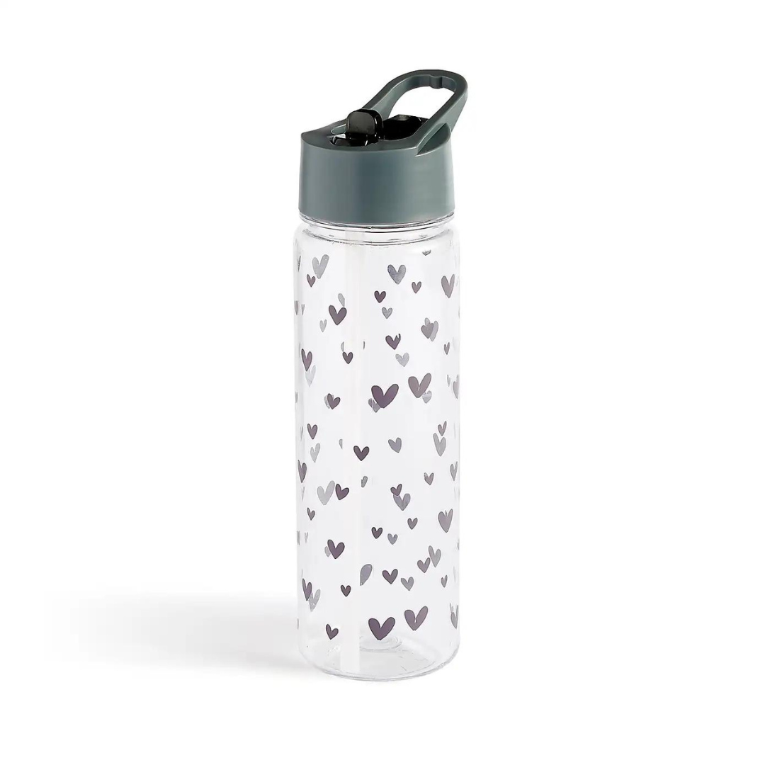 Dunelm Hearts 620ml Water Bottle