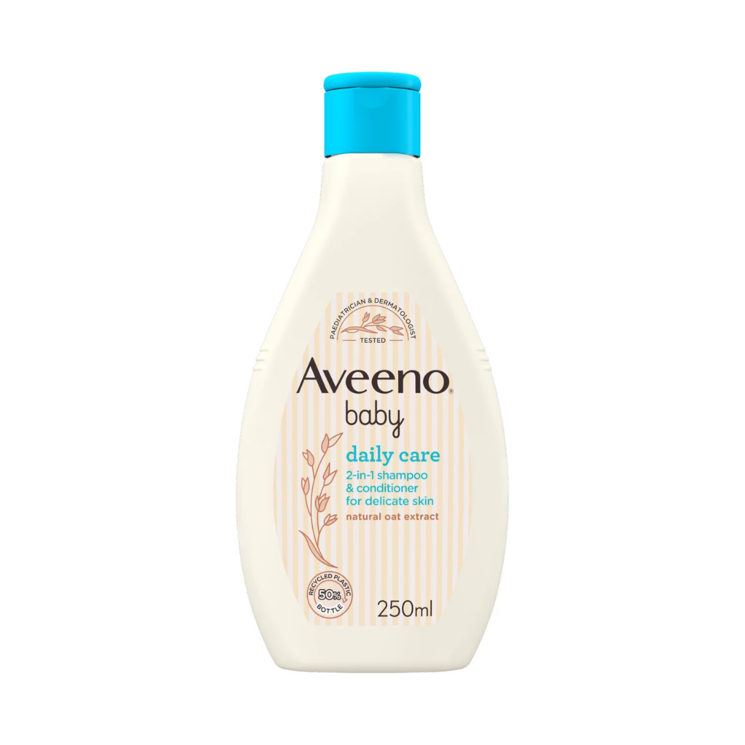 Aveeno Baby Daily Care 2-In-1 Shampoo & Conditioner For Delicate SKin 250ml