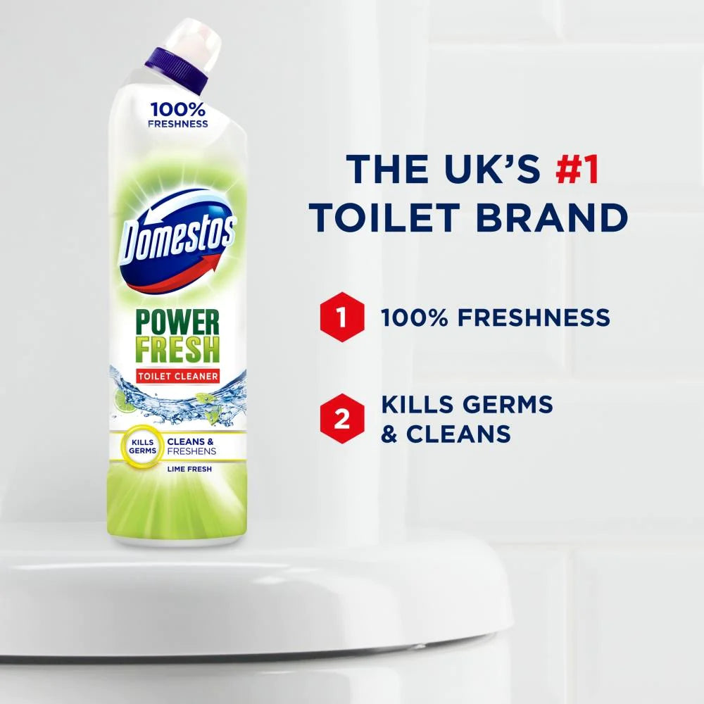 Domestos Power Fresh Toilet Gel With Added Essential Oils 750Ml