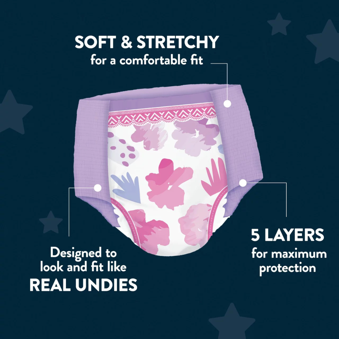 Huggies Drynites 9 Pyjama Pants Age 8-13 30-48 kg Girl