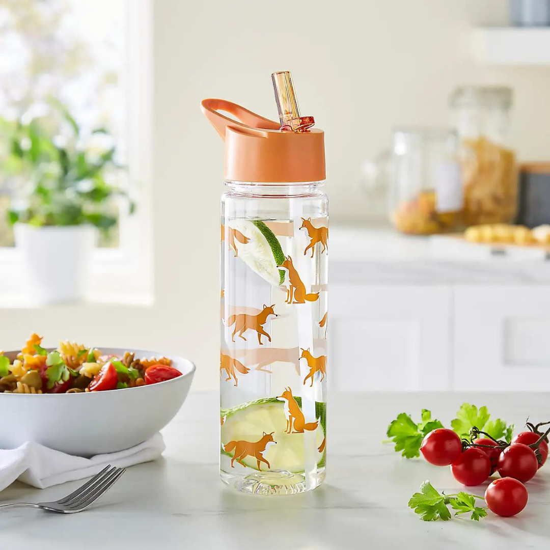 Dunelm Fox 620ml Water Bottle