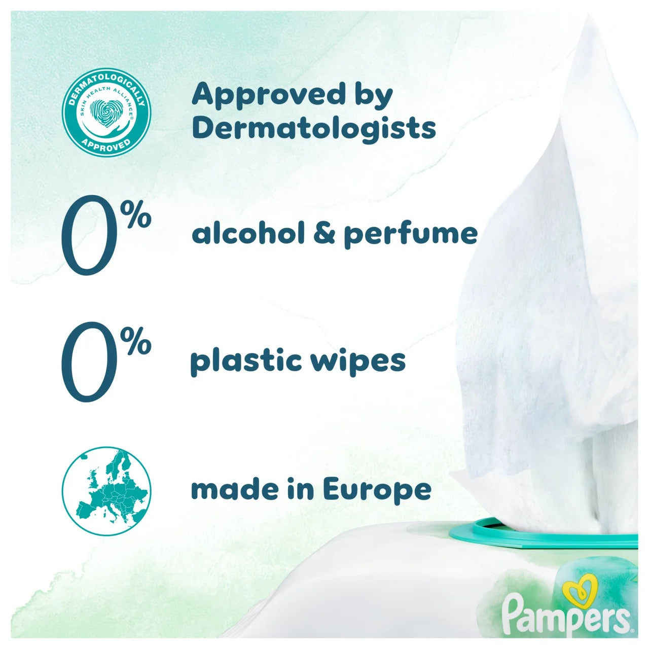 Pampers Aqua Harmonie Baby Wipes 9*48, 432 Baby Wipes