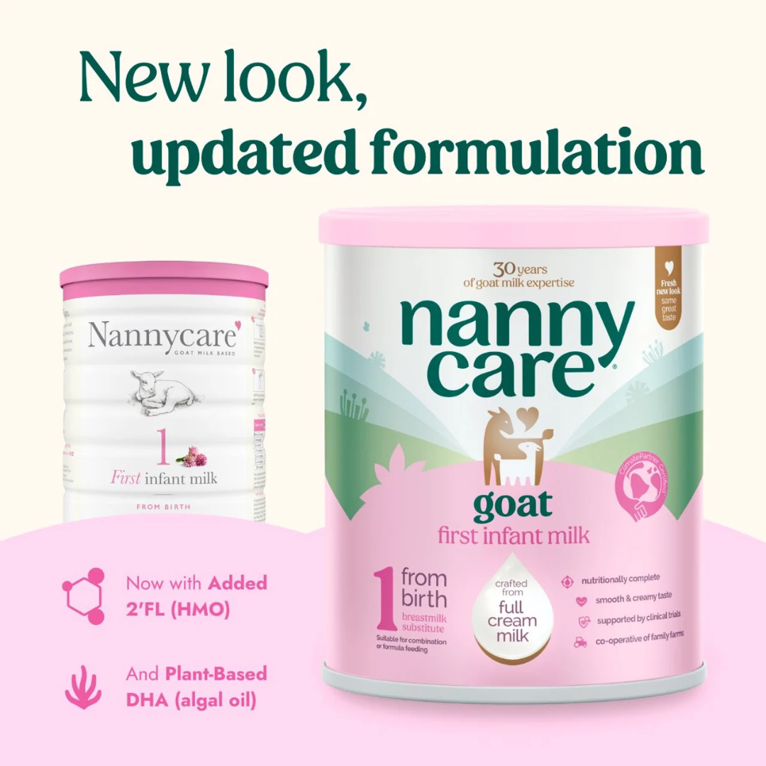 Nannycare 1 Goat Milk Based First Infant, 0-6 Months 800g (NEW)