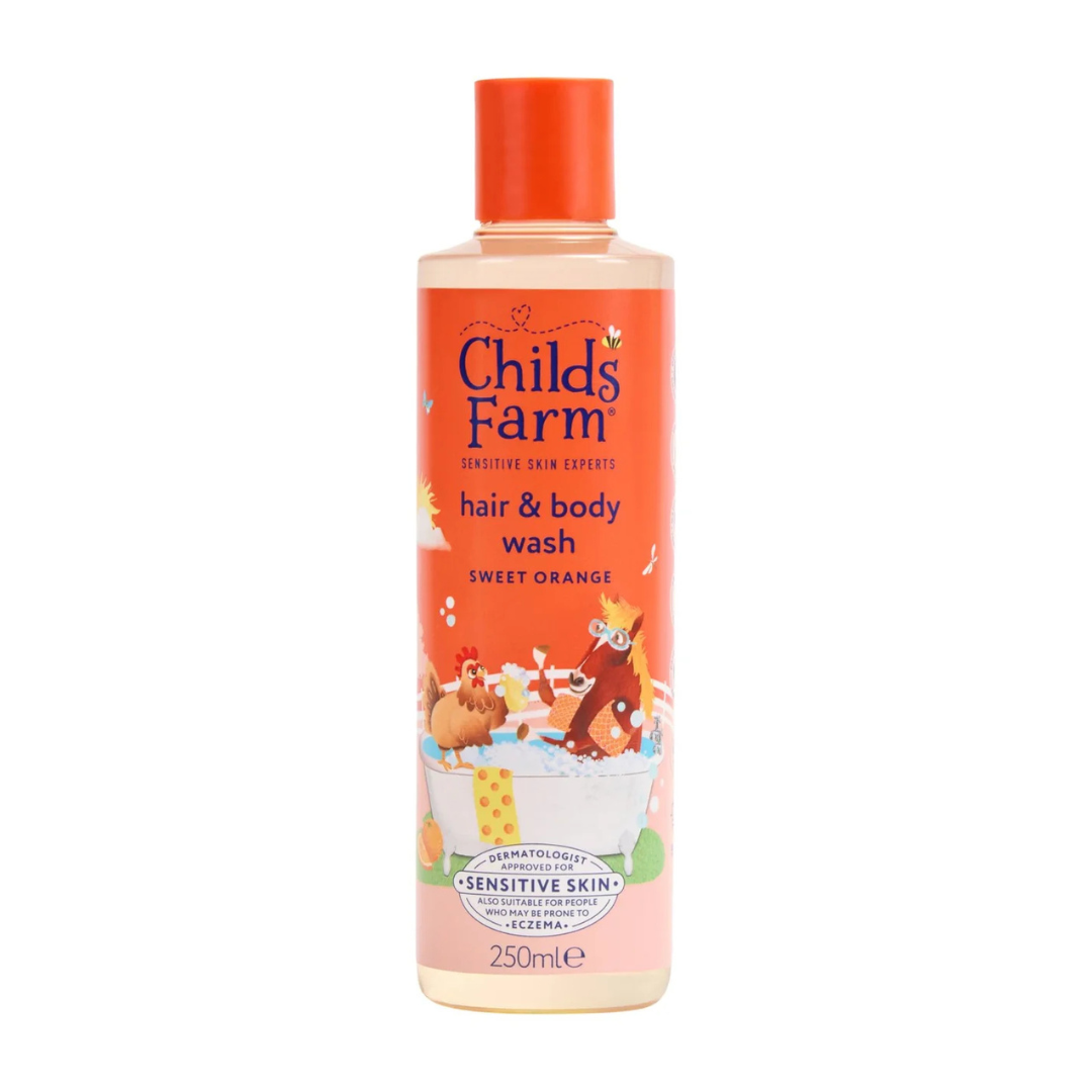 Childs Farm Hair & Body Wash Sensitive Skin Sweet Orange 250ml