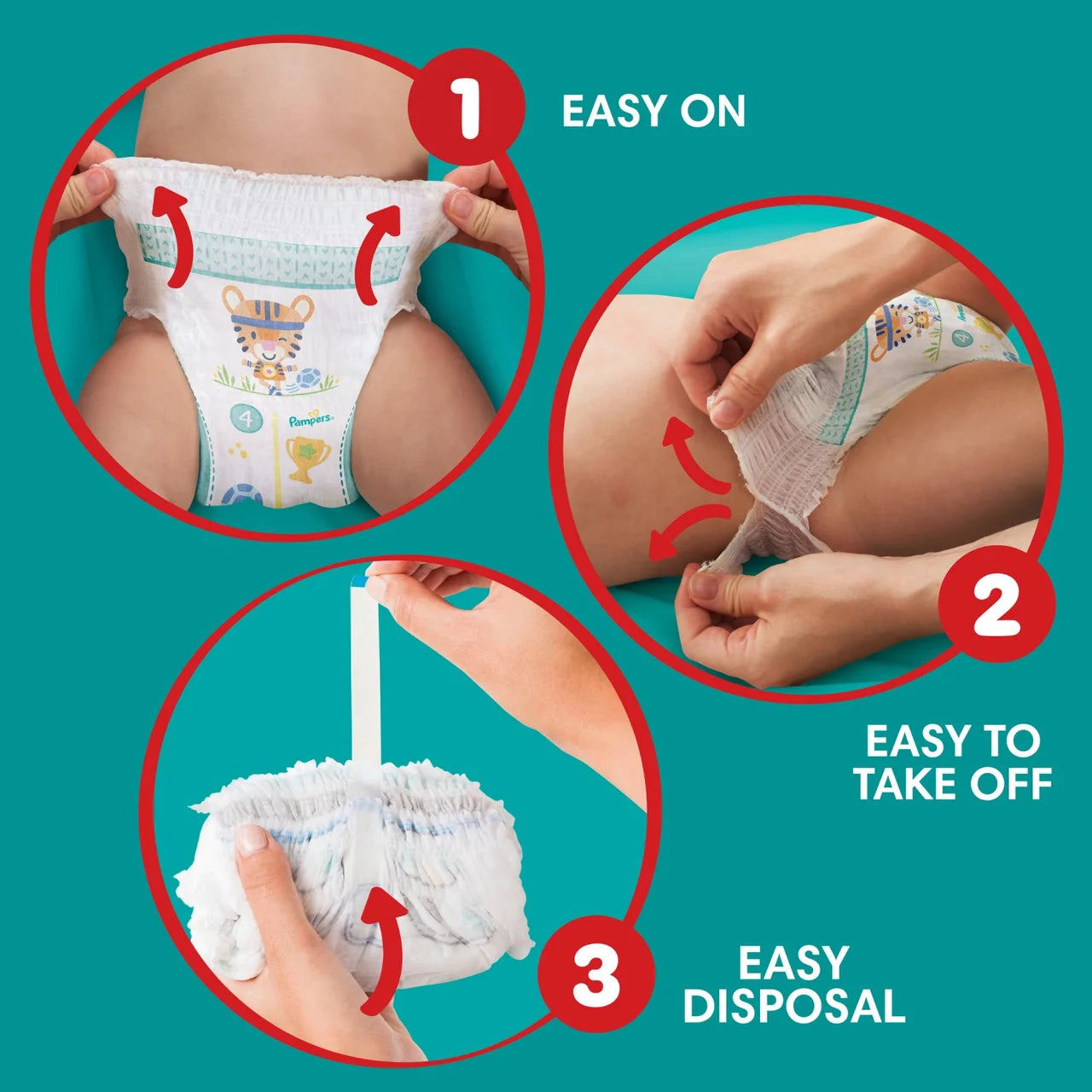 Pampers Baby-Dry Nappy Pants Size 9, 40 Nappies, 19+kg