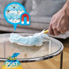 Flash Dust Magnet Duster Starter Kit & Refill X4