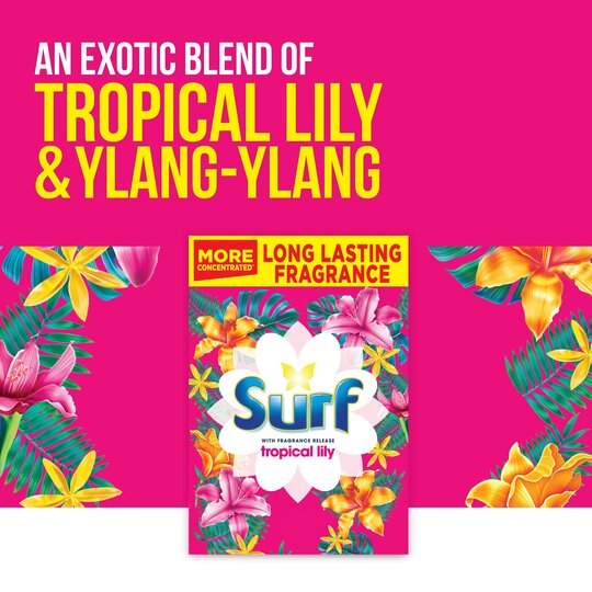 Surf Tropical Lily & Ylang Ylang Washing Powder 80 Wash 4Kg