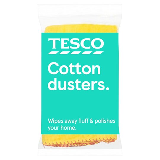Tesco Yellow Dusters 3Pack