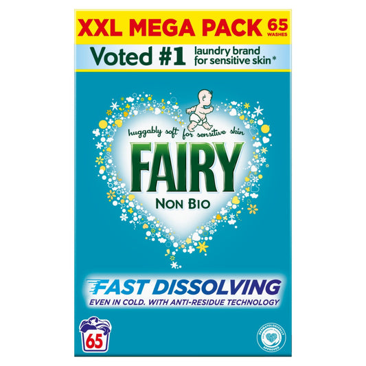 Fairy Non Biological Washing Powder 65 washes 3575g