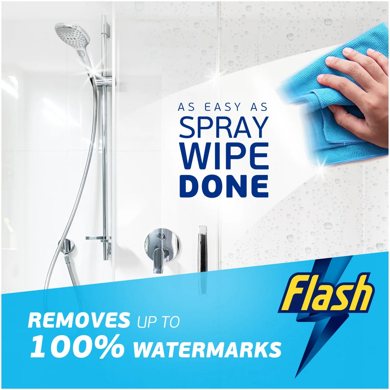Flash Spray Wipe Done Shower Alpine Fresh 800ml