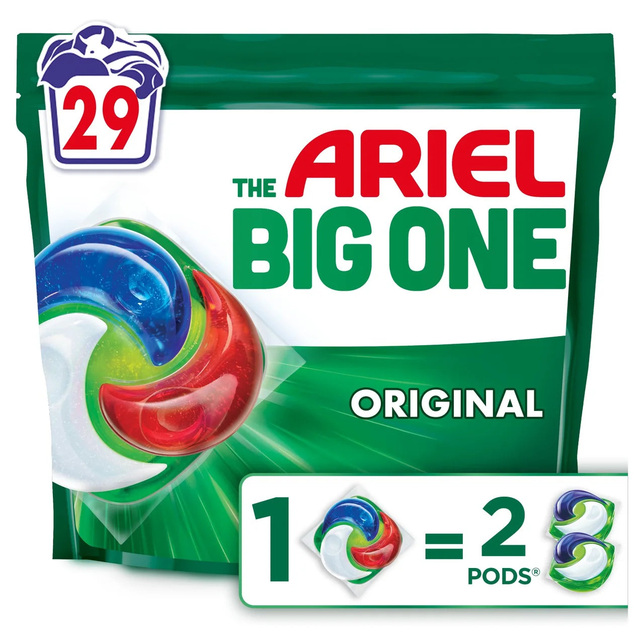 Ariel Original The Big One Laundry Capsules 29 Washes