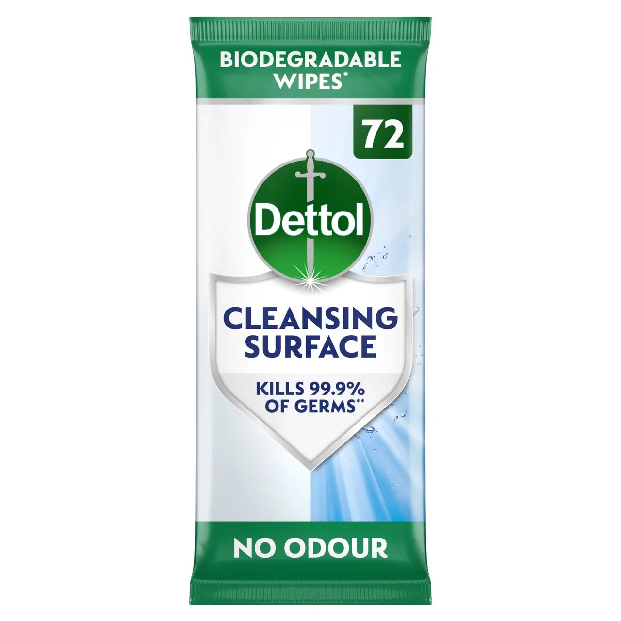 Dettol Antibacterial Disinfectant Multi Surface Cleaning Wipes 72 Wipes
