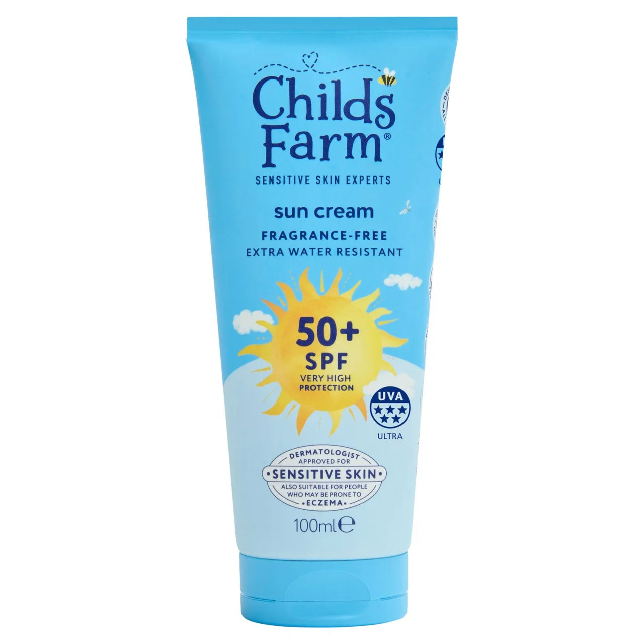 Childs Farm SPF 50+ Suncream Fragrance Free 100ml