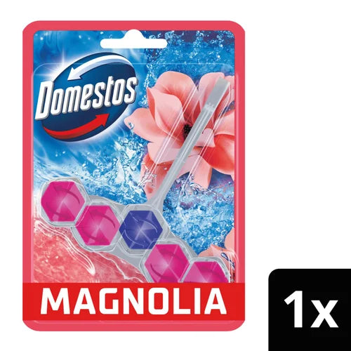 Domestos Power 5 Toilet Rim Block Magnolia 50g