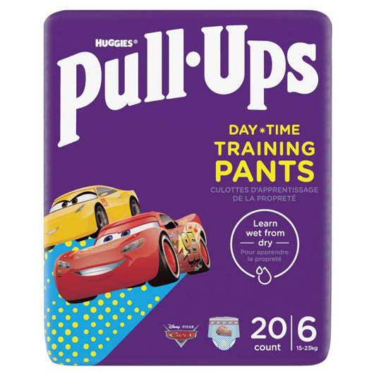 Huggies Pull Ups Trainers Day Boy 2-4yr Size 6 Nappy Pants 20 per pack