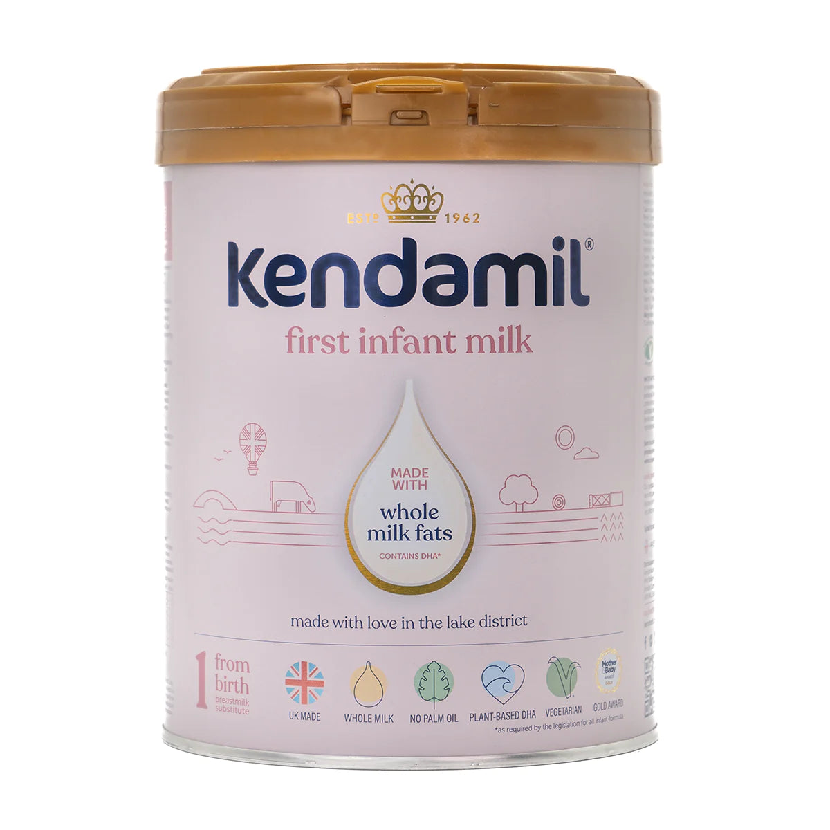 Kendamil 1 Classic First Infant Milk, 0-6months 800g