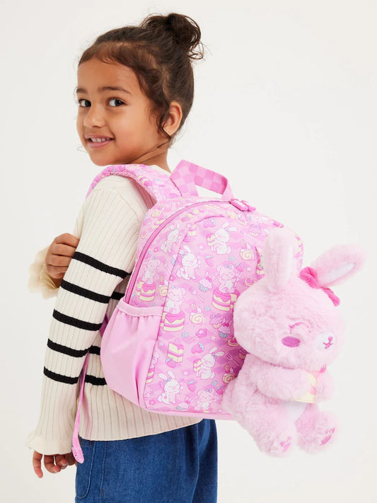 Out & About Teeny Tiny Backpack With Detachable Plush Toy