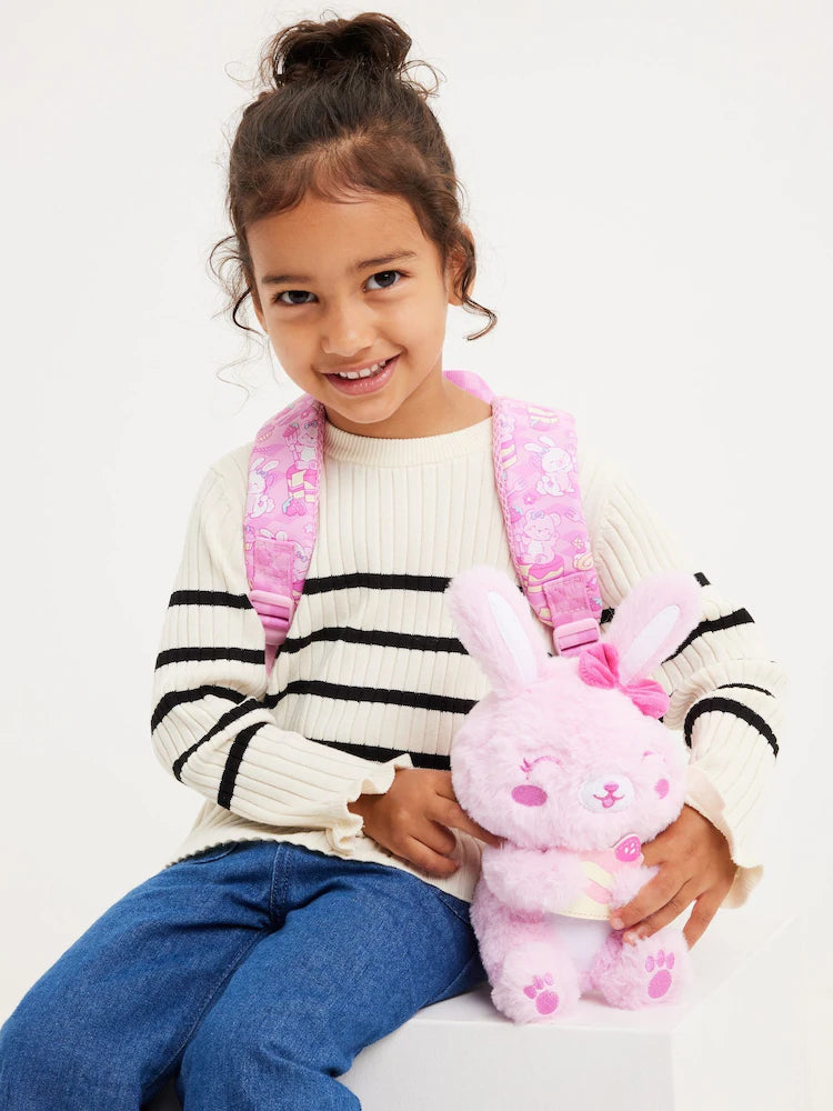 Out & About Teeny Tiny Backpack With Detachable Plush Toy