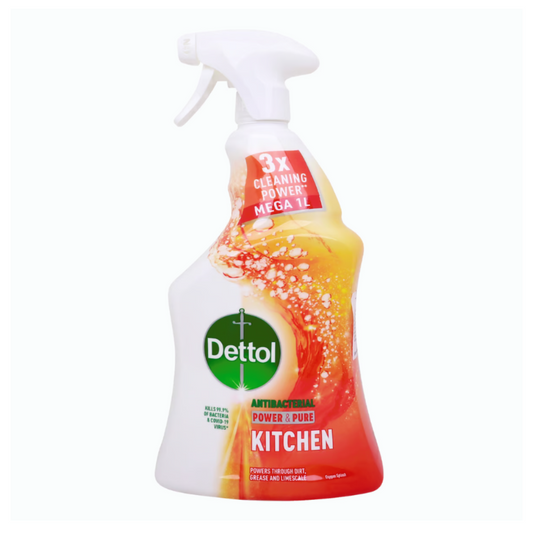 Dettol Antibacterial Power & Pure Kitchen Spray Oxygen Splash, 1 Litre