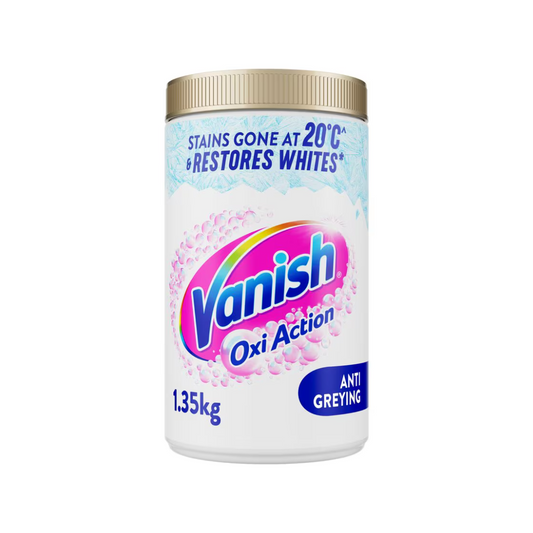 Vanish Oxi Action White Stain Remover Powder 1.35Kg