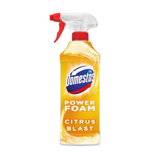Domestos Power Foam Bathroom Cleaner Citrus Blast 450ml